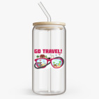 Банка с бамбуковой крышкой