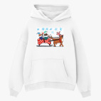 Толстовка худи оверсайз