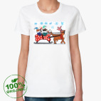 Женская футболка органик