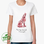 Женская футболка органик