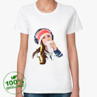 Женская футболка органик