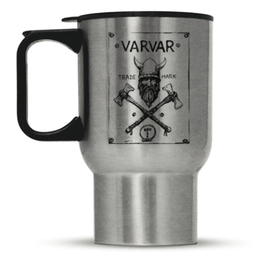 Кружка-термос с принтом варвар