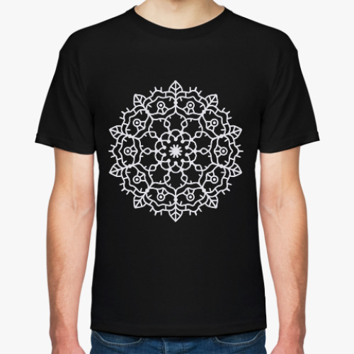 Футболка с принтом Мандала
