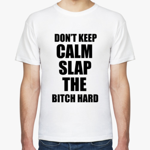 Футболка с принтом  Don't keep