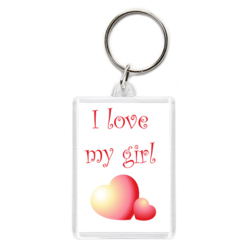 Брелок с принтом Love