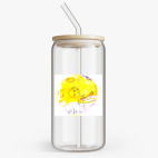 Банка с бамбуковой крышкой