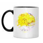 Кружка двухцветная