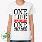 Женская футболка органик