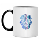 Кружка двухцветная