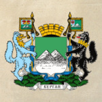 Герб города Кургана в светлых тонах