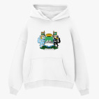 Толстовка худи оверсайз