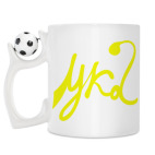 Кружка с футбольным мячиком