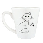 Кот с паучком