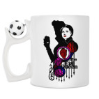 Кружка с футбольным мячиком