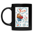 Кружка цветная UV-DTF