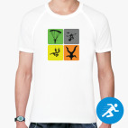 Мужская спортивная футболка