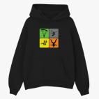 Толстовка худи оверсайз