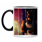 Кружка двухцветная