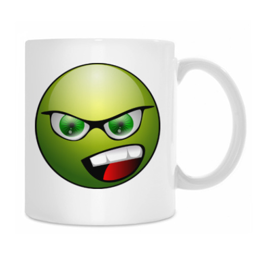 Кружка с принтом Смайлик