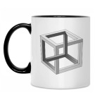 Кружка двухцветная