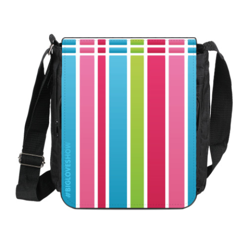 Сумка на плечо (мини-планшет) с принтом BIG LOVE SHOW