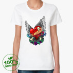 Женская футболка органик