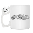 Кружка с футбольным мячиком