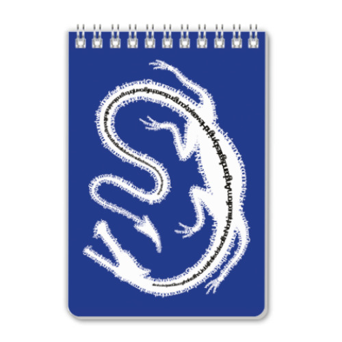 Блокнот с принтом Дракон