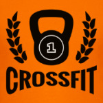 Кроссфит логотип с гирей