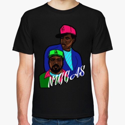 Футболка с принтом LA Niggas