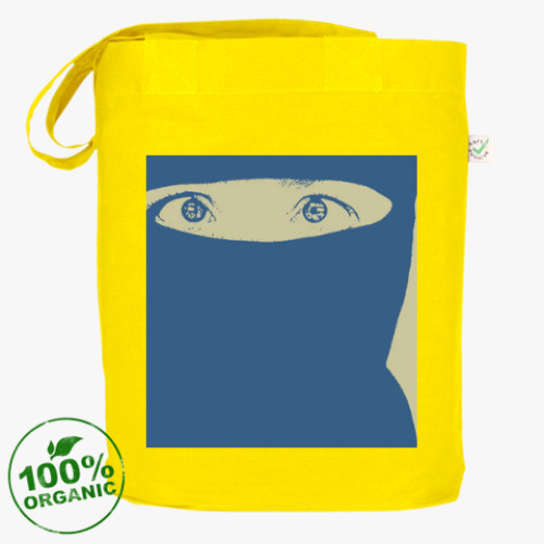 Сумка шоппер с принтом Синеглазка