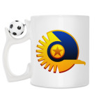 Кружка с футбольным мячиком