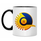 Кружка двухцветная