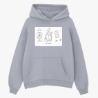 Толстовка худи оверсайз