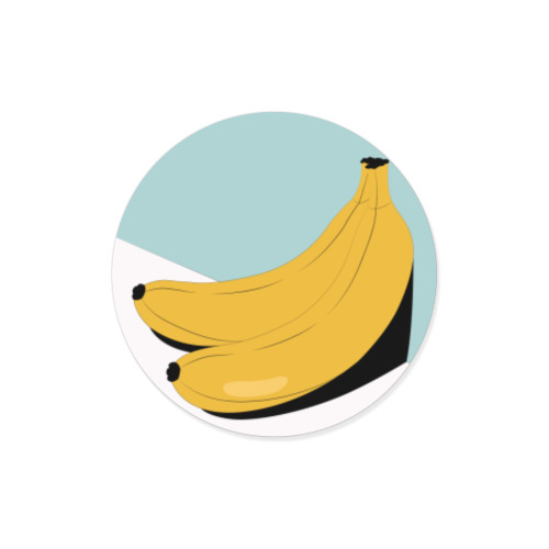 Виниловые наклейки с принтом Бананы