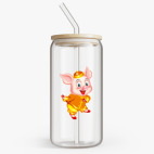 Банка с бамбуковой крышкой