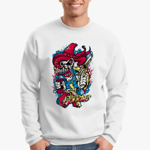 Свитшот с принтом Гангстер