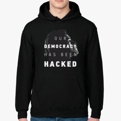 Толстовка худи с принтом Mr Robot - fsociety - E Corp