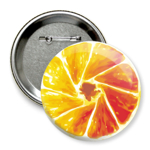 Значок 75мм с принтом  апельфрагма