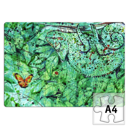 Пазл с принтом То что прячется в листве