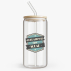 Банка с бамбуковой крышкой