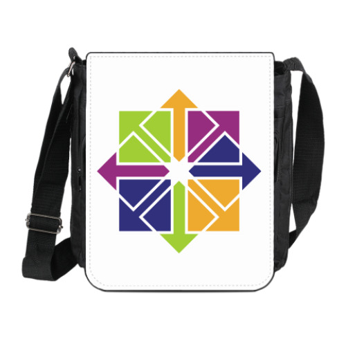 Сумка на плечо (мини-планшет) с принтом CentOS