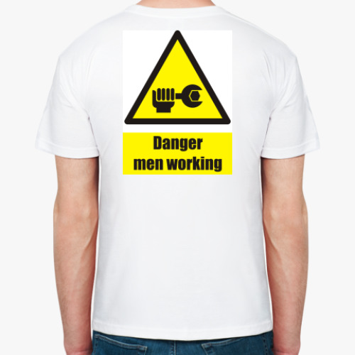 Футболка с принтом Men Working