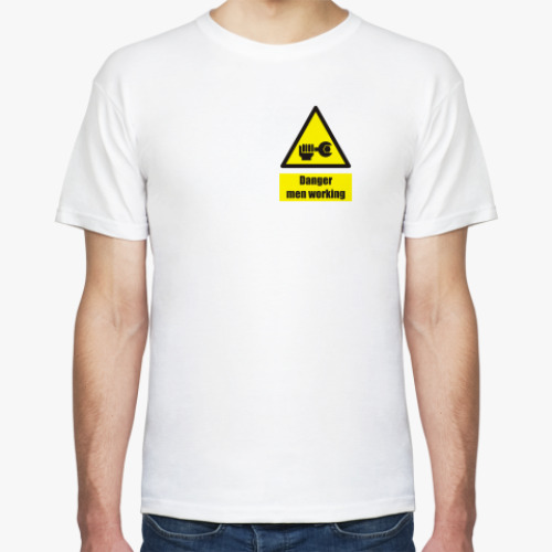 Футболка с принтом Men Working