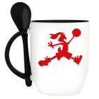 Кружка с ложкой