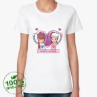 Женская футболка органик