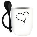 Кружка с ложкой