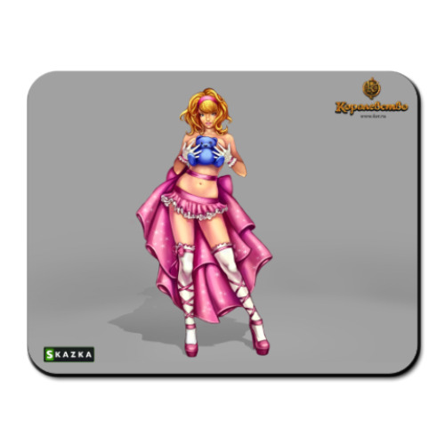 Коврик для мыши с принтом 'Танцовщица'