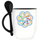 Кружка с ложкой