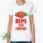 Женская футболка органик